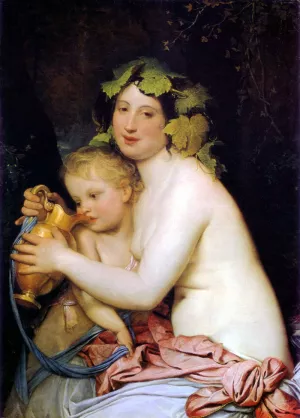Bacchant Giving Cupid a Drink