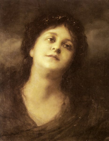 Main Product Photo of Dusk Painting by Gabriel Cornelius Von Max