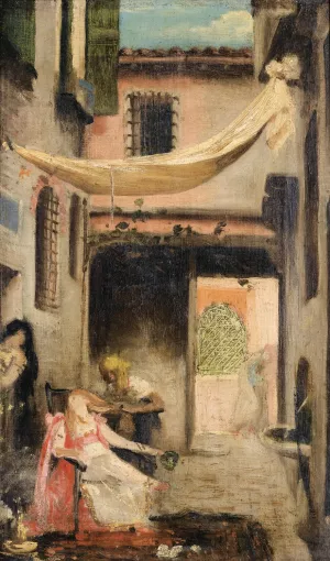 La Toilette De La Favorite Oil painting by Gabriel Ferrier