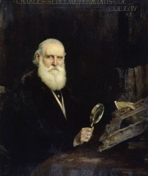 Portrait de Charles Sedelmeyer by Gabriel Ferrier Oil Painting