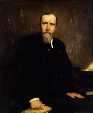 Portrait de Paul Deroulede by Gabriel Ferrier Oil Painting