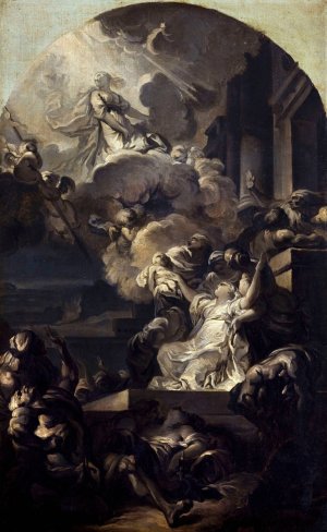 Le Miracle des Ardents by Gabriel-Francois Doyen Oil Painting