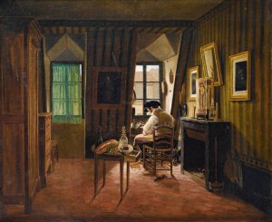 The Cobbler by Gabriel-Germain Joncherie Oil Painting