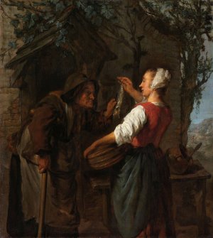 The Herring-Seller by Gabriel Metsu Oil Painting
