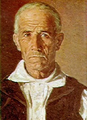 Retrato de Anciano by Gabriel Puig Roda - Oil Painting Reproduction