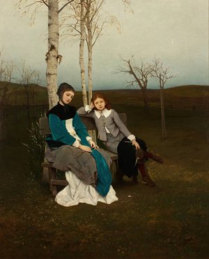 Adagio by Gabriel Von Max Oil Painting