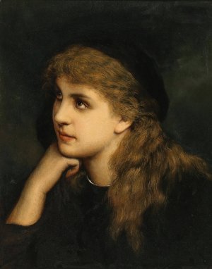 Margarethe by Gabriel Von Max Oil Painting
