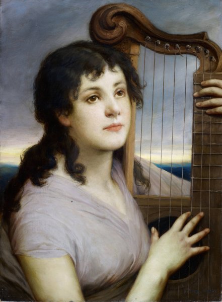 Main Product Photo of Mignon  Painting by Gabriel Von Max