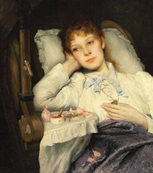 Traviata by Gabriel Von Max Oil Painting