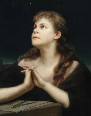 Urania by Gabriel Von Max Oil Painting