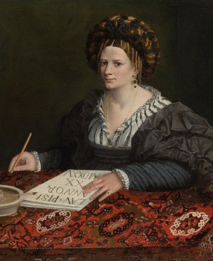 Portrait Of Laura Pisani by Gabriele Cappellini Oil Painting