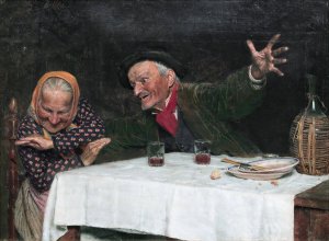 The Joker by Gaetano Bellei Oil Painting