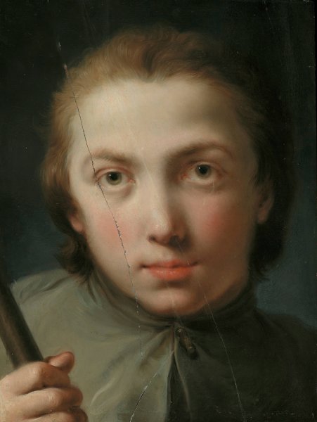 Main Product Photo of Head of a Boy  Painting by Gaetano Gandolfi
