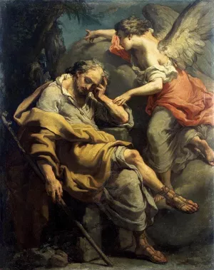 Joseph's Dream by Gaetano Gandolfi - Oil Painting Reproduction
