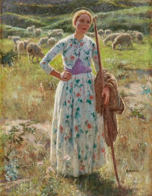Joan Of Arc by Gari Melchers Oil Painting