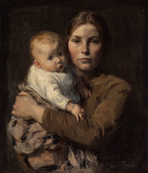 Main Product Photo of Mother and Child  Painting by Gari Melchers