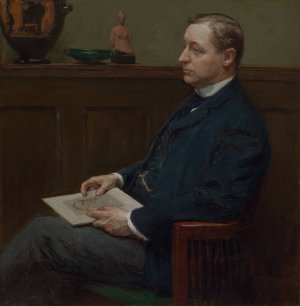 Portrait of Charles Lawrence Hutchinson by Gari Melchers Oil Painting