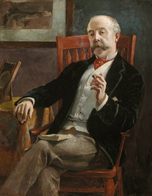 Thomas Pitts by Gari Melchers Oil Painting