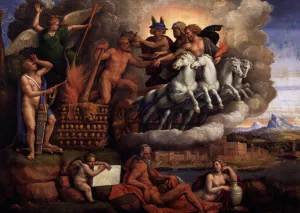 Apotheosis of Hercules painting by Garofalo