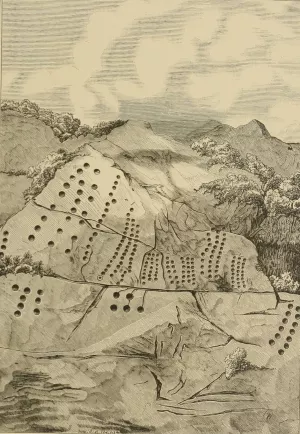 Petroglyphs at Chandeshwar, India Oil painting by Garrick Mallery