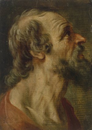 Brustbild eines alteren Mannes nach rechts by Gaspar De Crayer Oil Painting