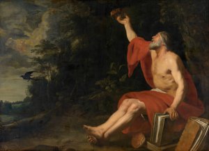 Elijah Fed by the Raven by Gaspar De Crayer Oil Painting