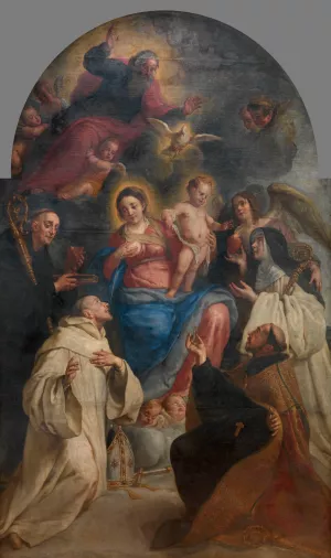 Lactatio of Saint Bernard of Clairvaux by Gaspar De Crayer Oil Painting