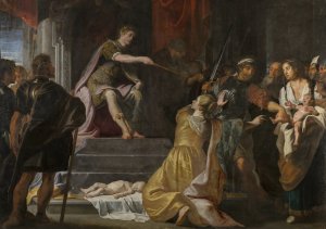 Le Jugement de Salomon by Gaspar De Crayer Oil Painting