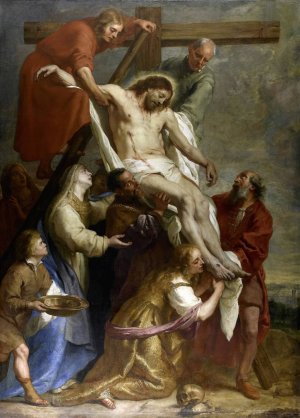 The Descent from the Cross by Gaspar De Crayer Oil Painting