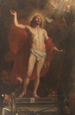The Resurrection of Christ by Gaspar De Crayer Oil Painting