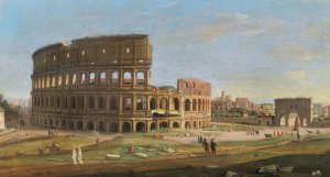 Colosseum by Gaspar Van Wittel Oil Painting