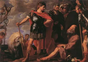 Alexander and Diogenes by Gaspard De Crayer Oil Painting