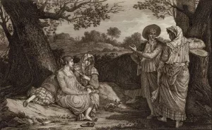 The Costumes of the Inhabitants of Manila by Gaspard Duche De Vancy Oil Painting