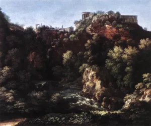 View of Tivoli Oil painting by Gaspard Dughet