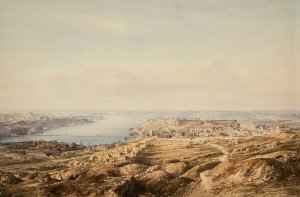 View Of Sevastopol by Gaspard Gobaut Oil Painting