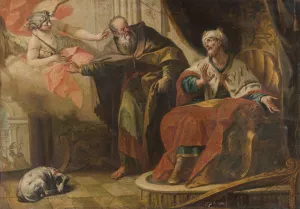 King David And Ahiphotel by Gaspare Diziani Oil Painting