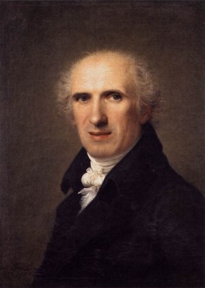 Portrait of Canova by Gaspare Landi Oil Painting