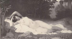Sommeil de la Nymphe Oil painting by Gaston-Casimir Saint-Pierre