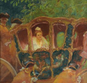 Cendrillon by Gaston La Touche Oil Painting