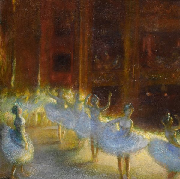 Main Product Photo of Le Ballet Painting by Gaston La Touche