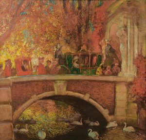 Le Retour De La Princesse by Gaston La Touche Oil Painting