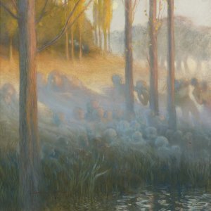 Spirits Of The Night by Gaston La Touche Oil Painting