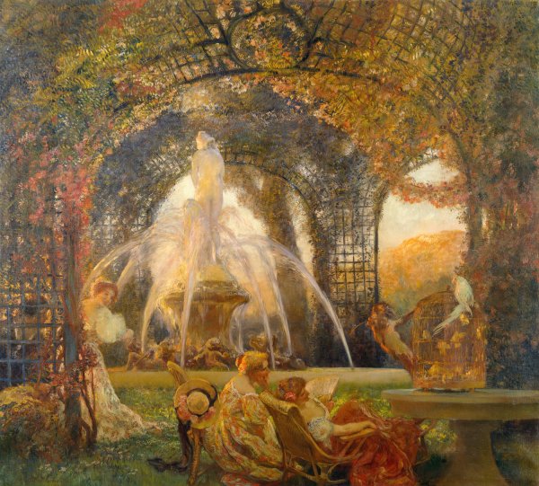 Main Product Photo of The Arbor  Painting by Gaston La Touche