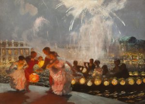 The Joyous Festival by Gaston La Touche Oil Painting