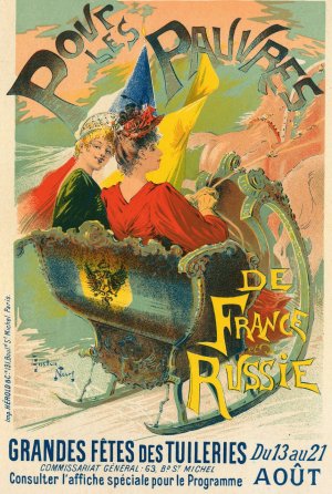 Pour Les Pauvres De France Et De Russie by Gaston Noury Oil Painting