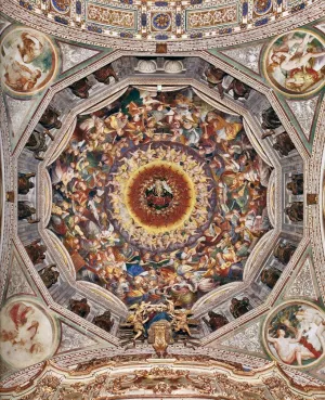 Assumption of the Virgin by Gaudenzio Ferrari - Oil Painting Reproduction