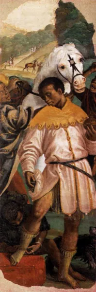 The Moor King painting by Gaudenzio Ferrari