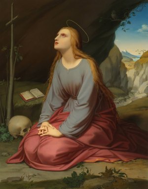 Saint Mary Magdalene by Gebhard Flatz Oil Painting