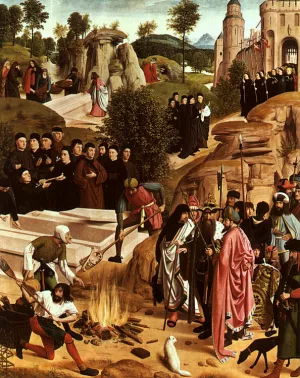 The Bones of St. John the Baptist by Geertgen Tot Sint Jans Oil Painting