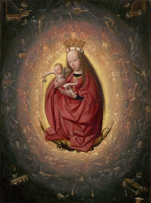 The Glorification of the Virgin by Geertgen Tot Sint Jans Oil Painting